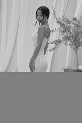 Joelle Lace Cupped Maxi Dress - Ivory